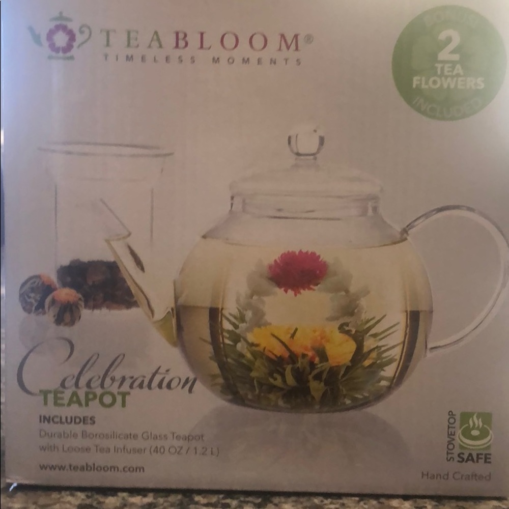 TeaBloom Celebration Teapot